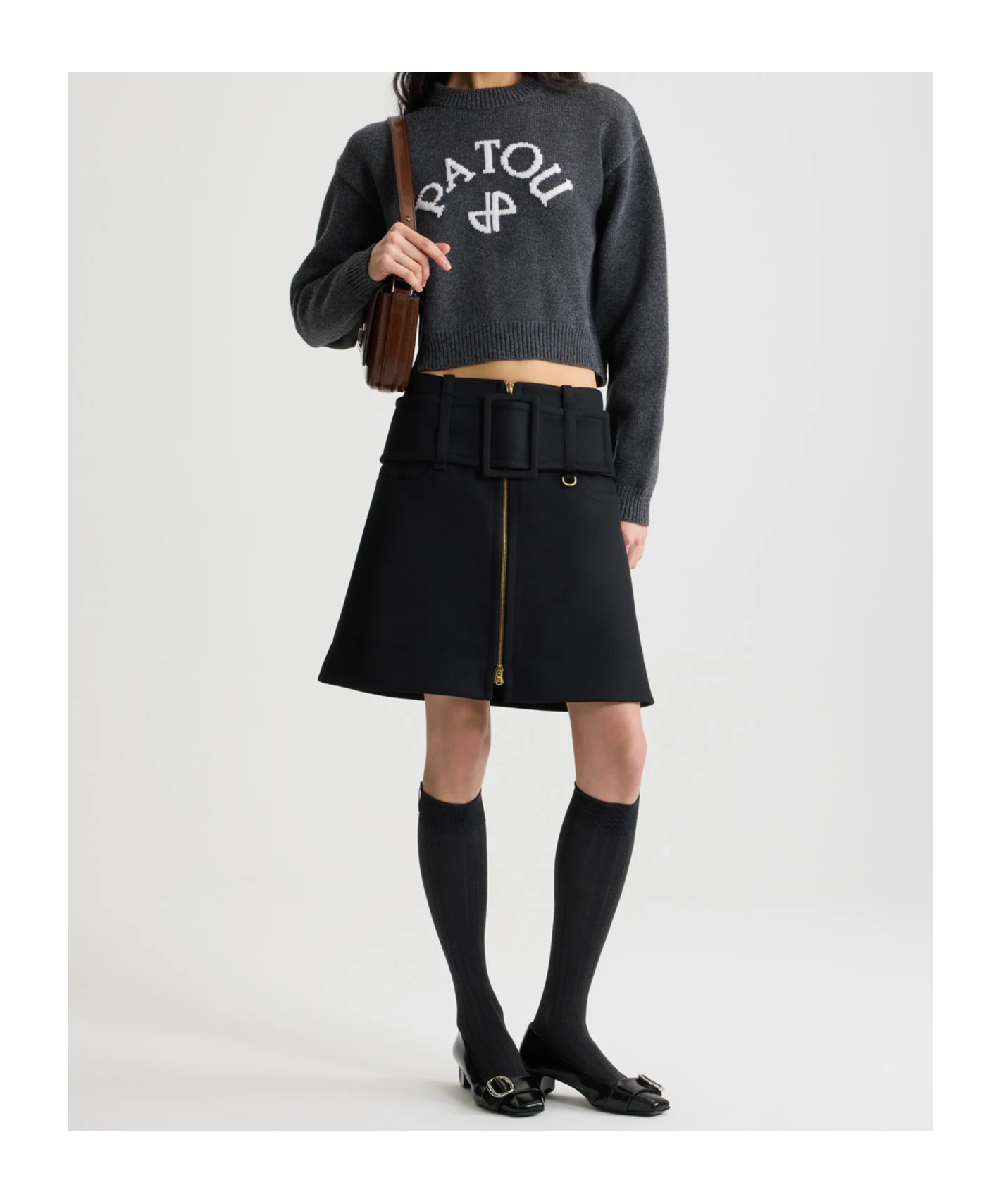 Patou Logo And Jp Monogram Intarsia Wool And Cashmere Jumper Clothing In Multi