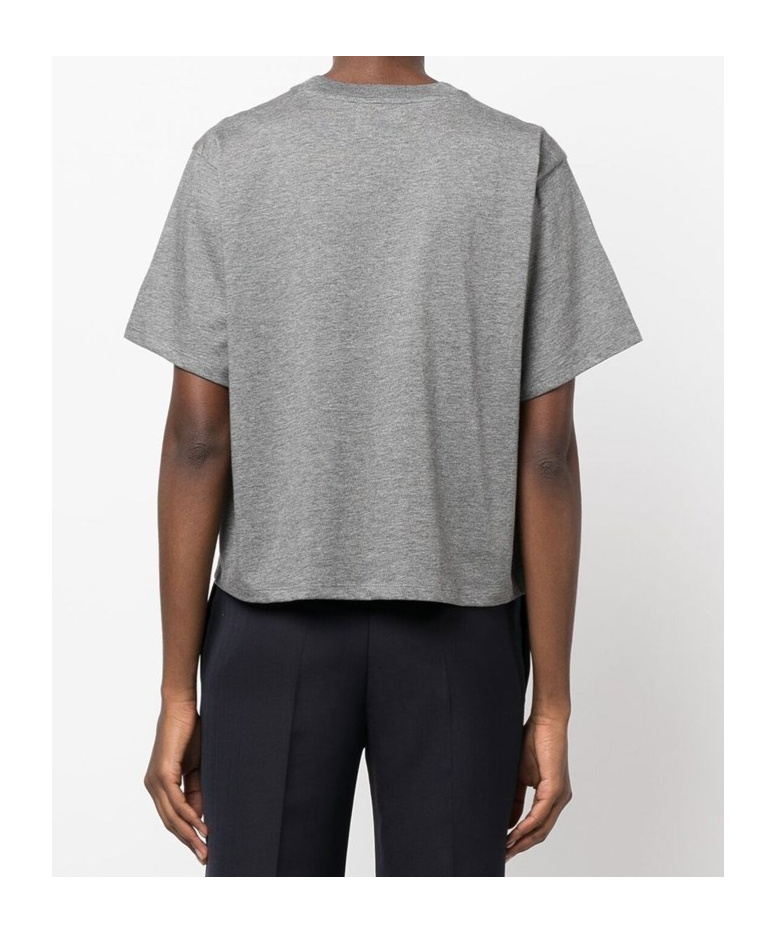 Loulou Studio Crew-neck Oversized T-shirt In Gray