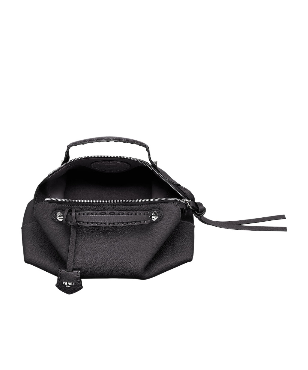 Fendi By The Way Selleria Medium Shoulder Bag In Black