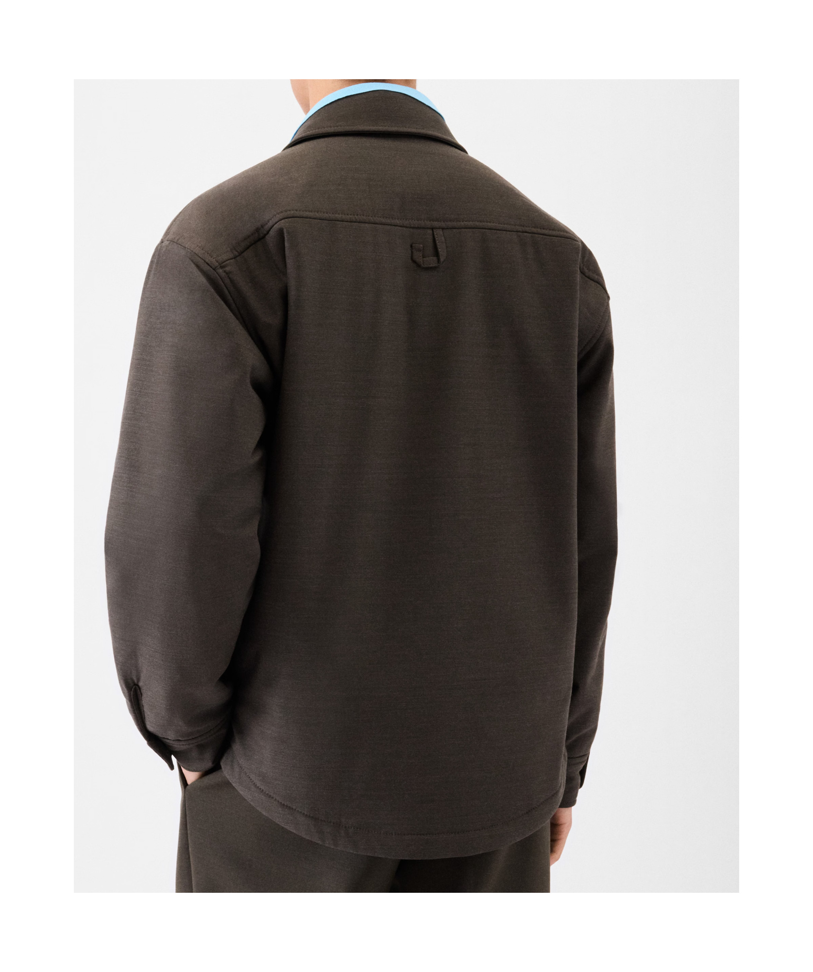 Jacquemus Long Sleeve Casual Jacket In Brown