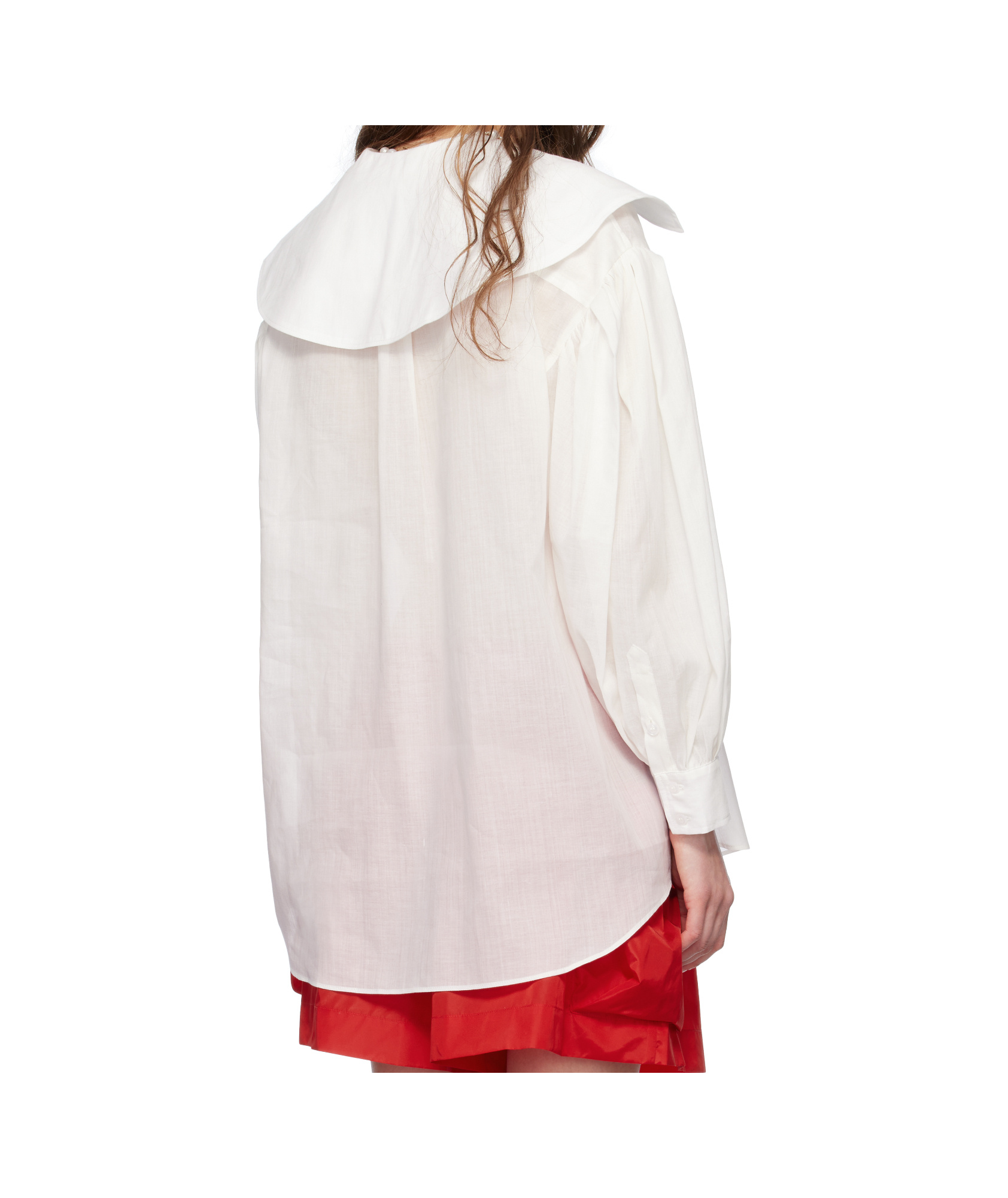 Simone Rocha Long Sleeve Shirt In White