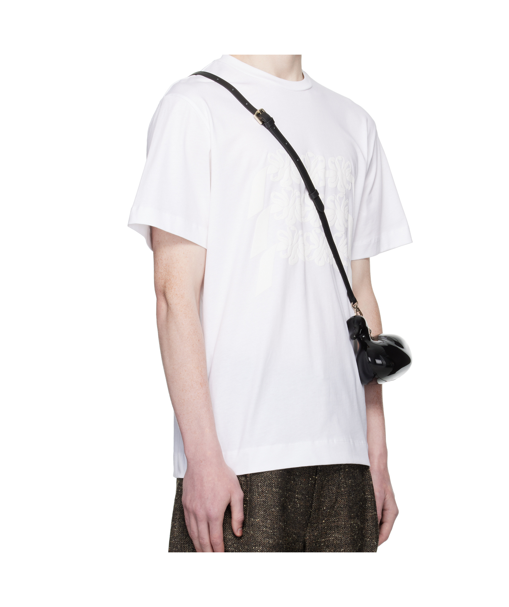 Simone Rocha Daisy Chain-print Cotton T-shirt In White