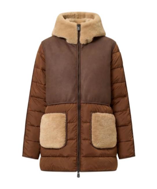 Save The Duck Zip-up Jacket In Brown