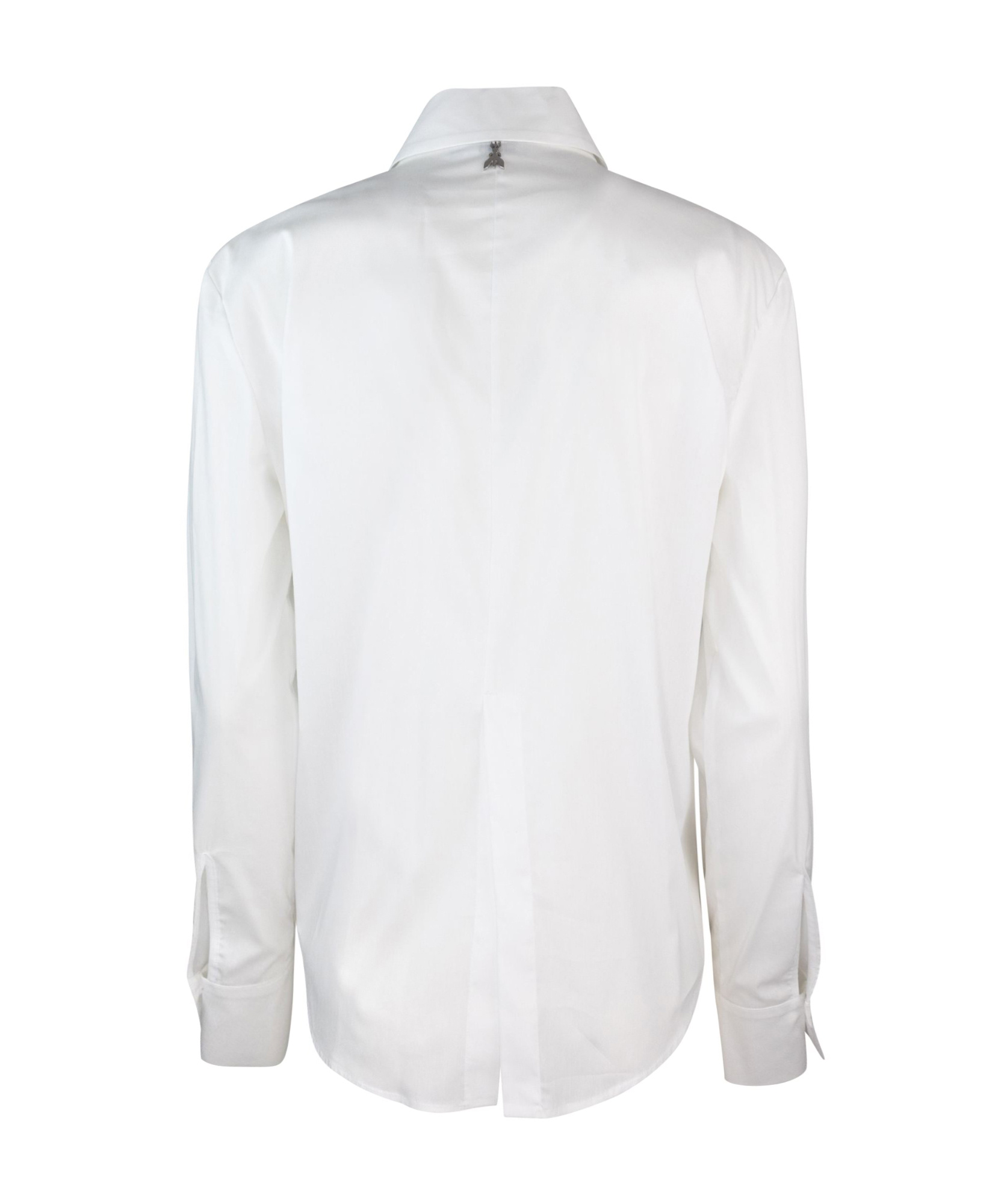 PATRIZIA PEPE PIERCING-DETAIL SHIRT 