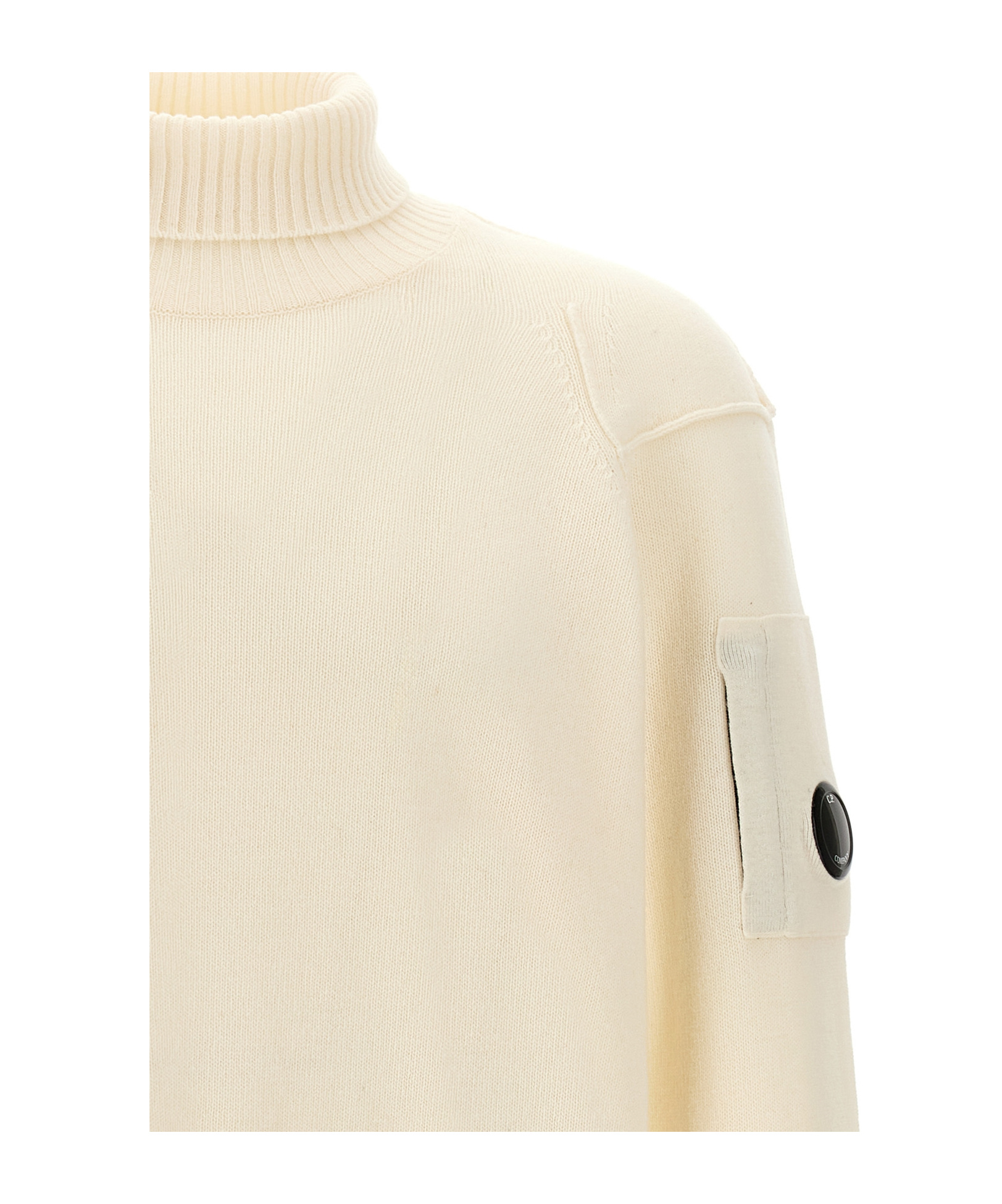 C.p. Company Turtleneck Sweater In Nude