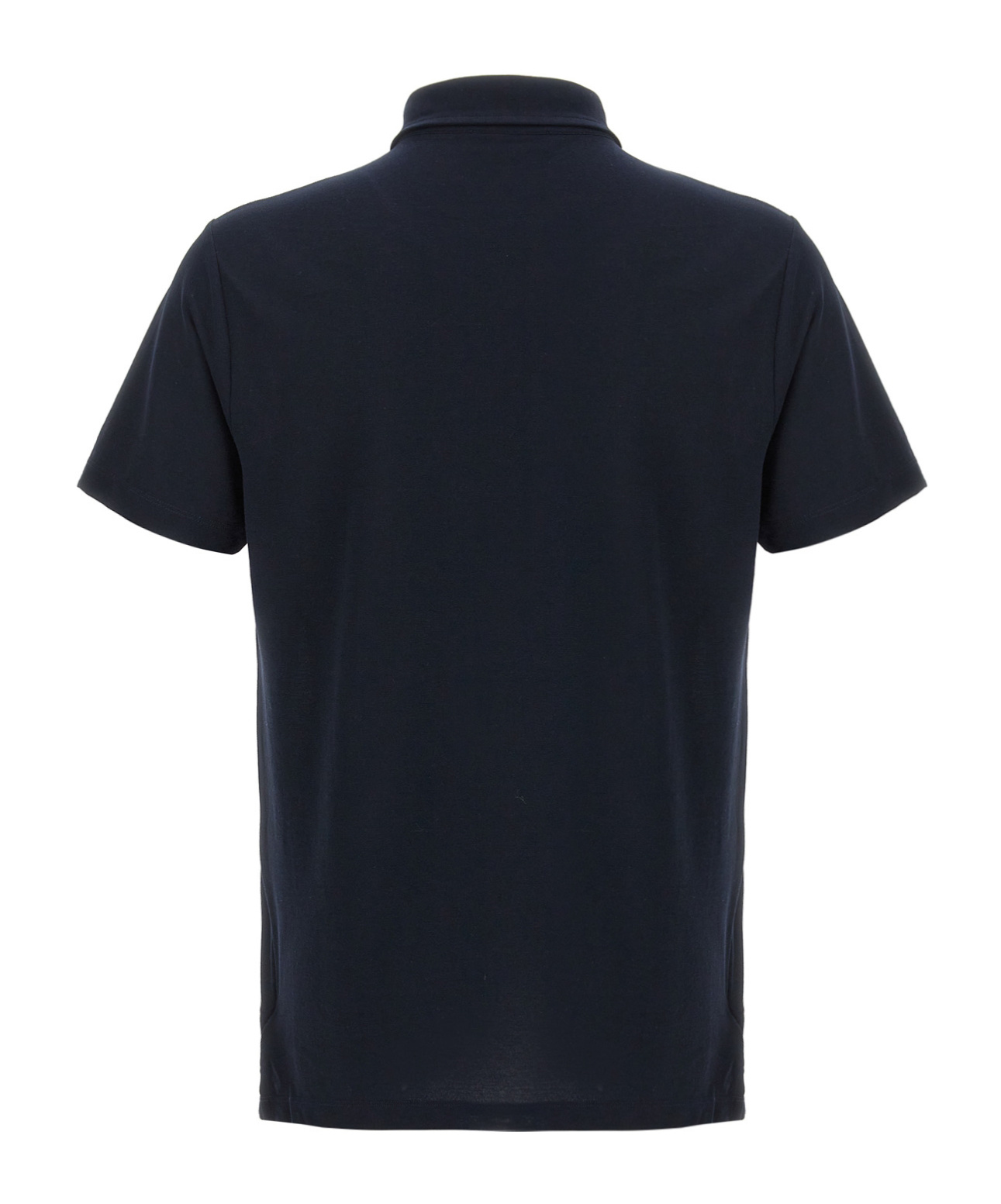 Zanone Ice Cotton Polo Shirt In Black