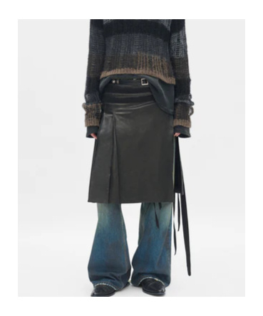 Ann Demeulemeester Belt Loop Jeans In Black