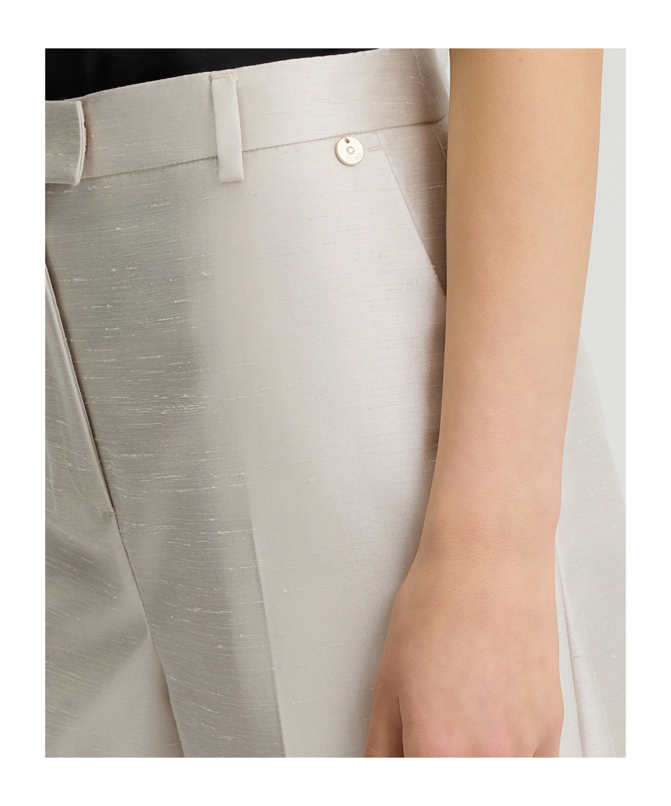 Liu •jo Long Shantung Trousers