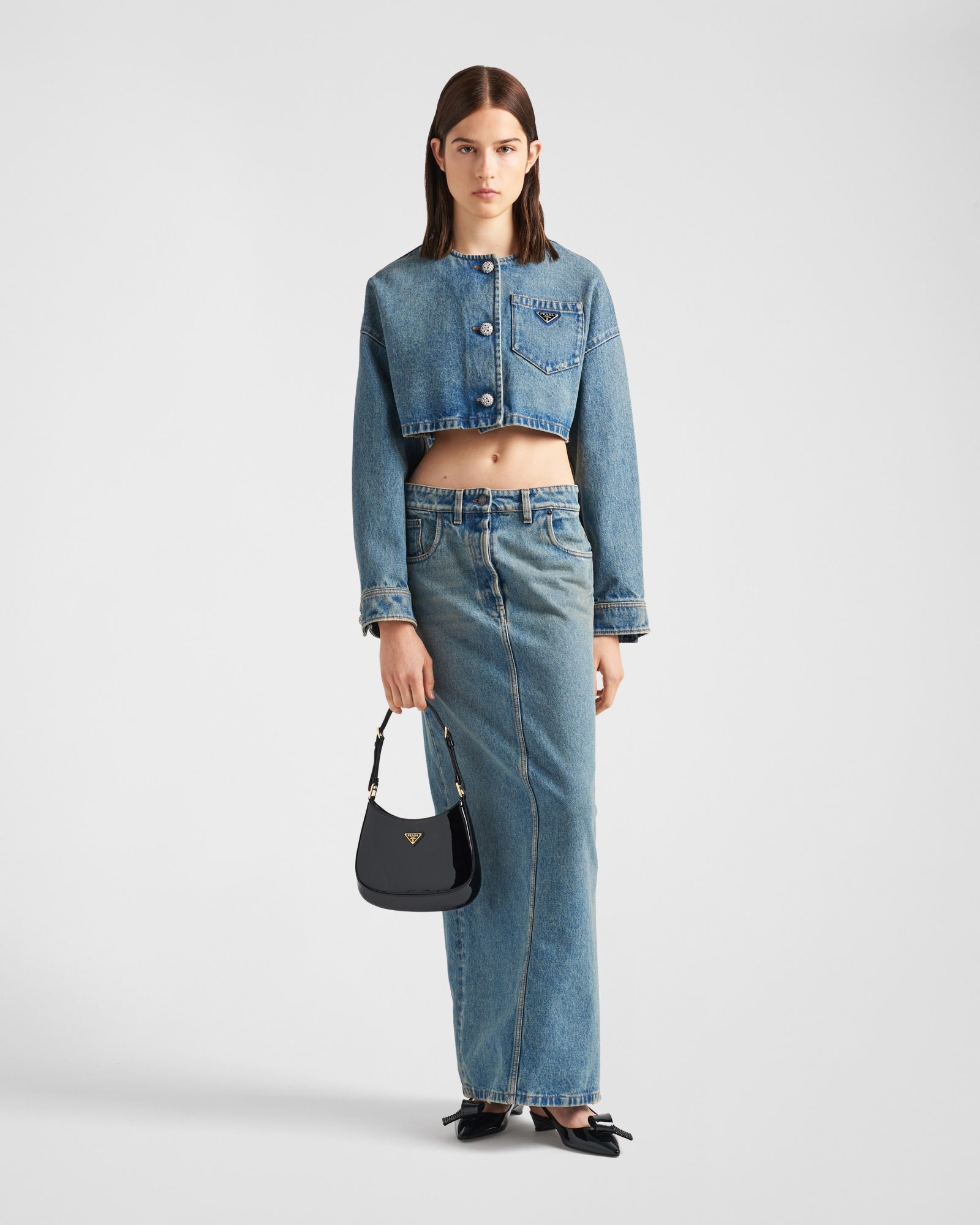 Prada Denim Blouson Jacket