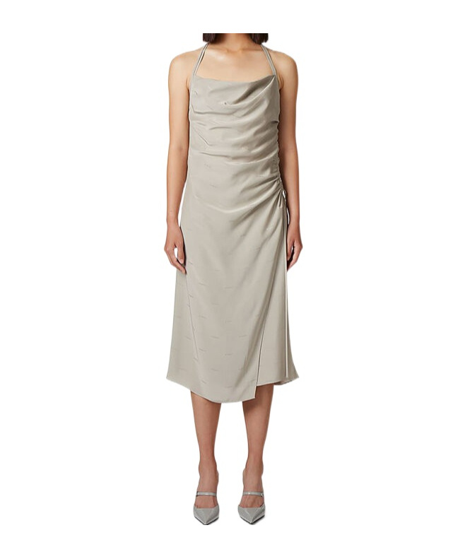 Iceberg Backless Dress In Gray
