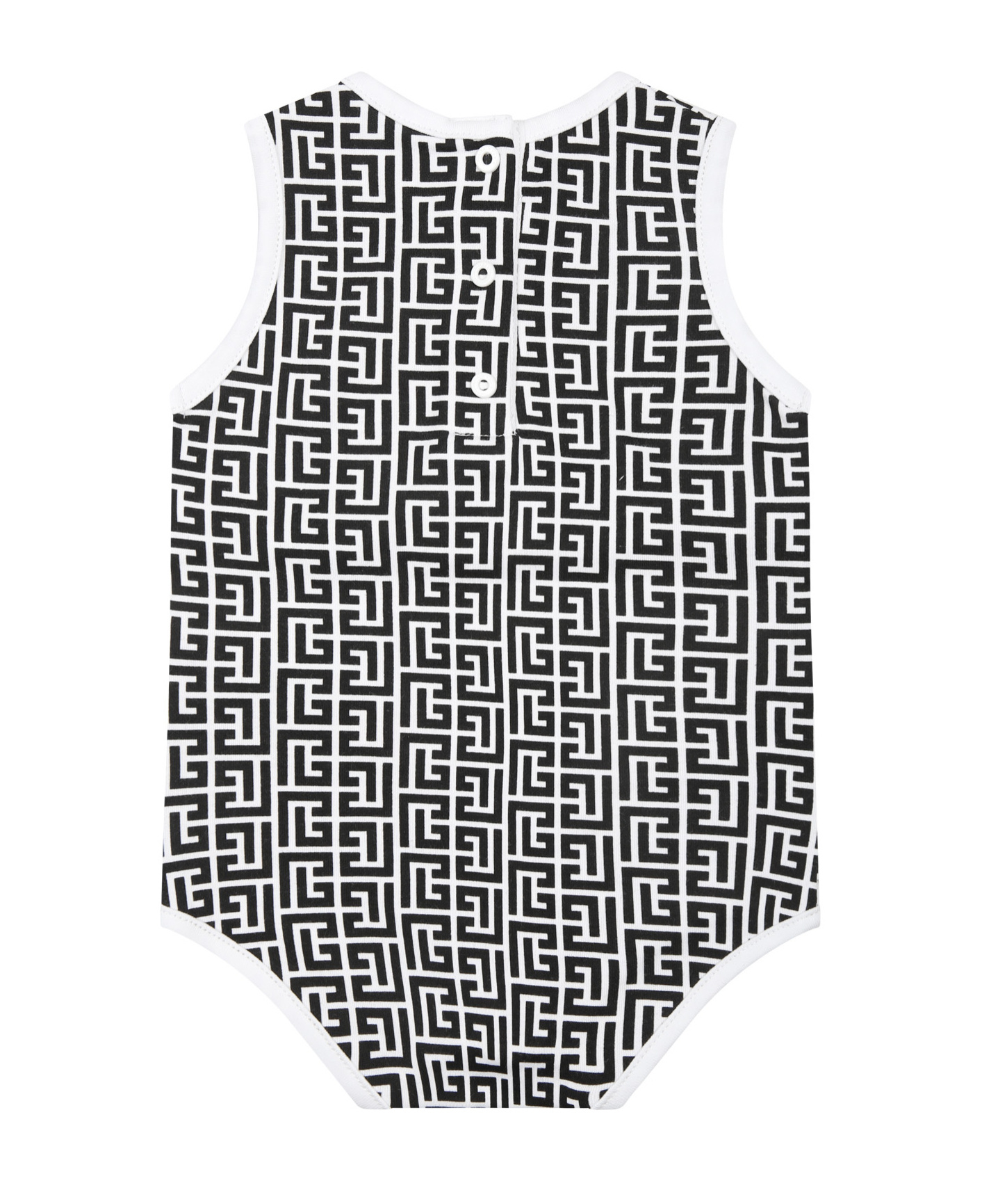 Balmain Pb Monogram-print Pyjama Set In White
