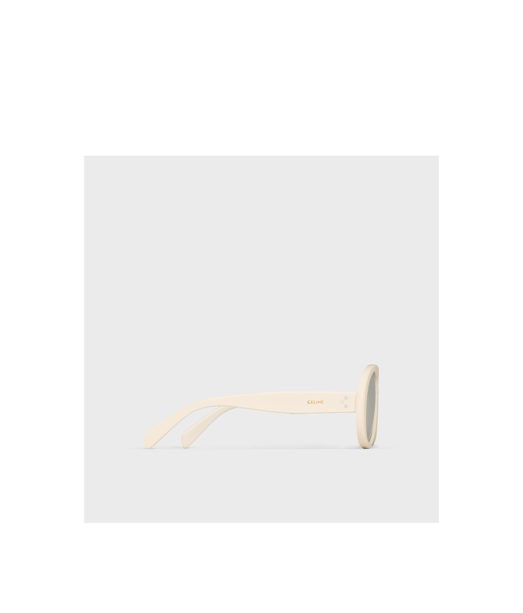 Celine Logo Sunglasses In Nude