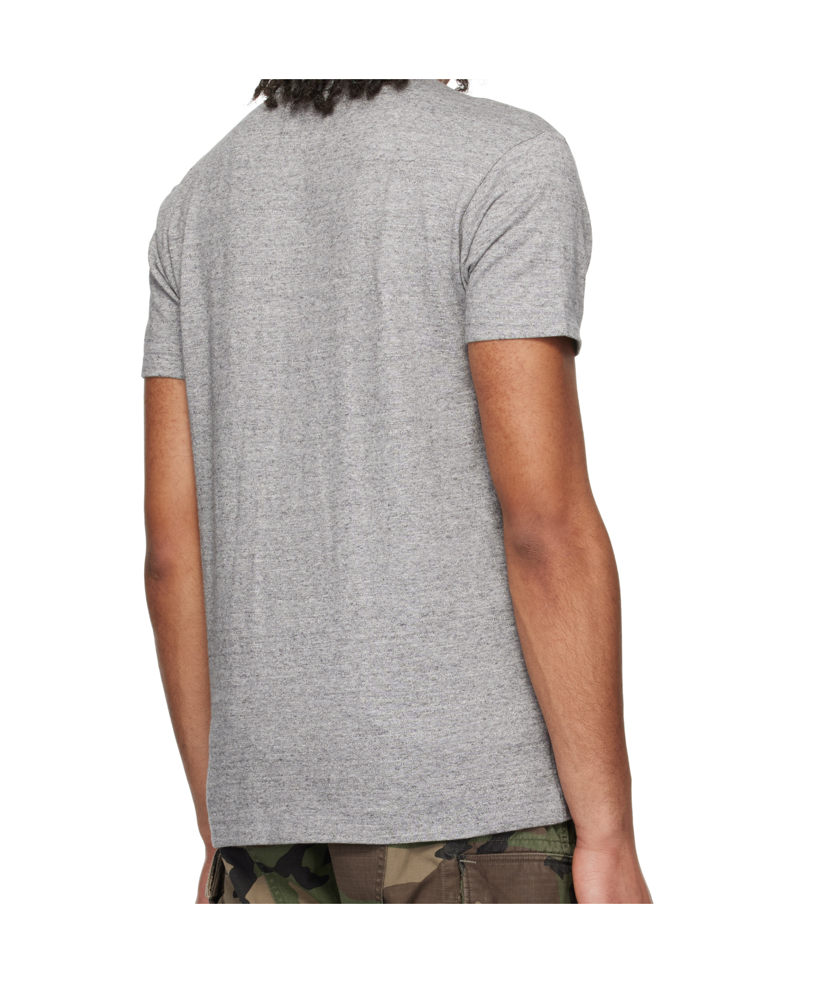 Rrl Two-pack Gray Jersey Pocket T-shirts In Gray