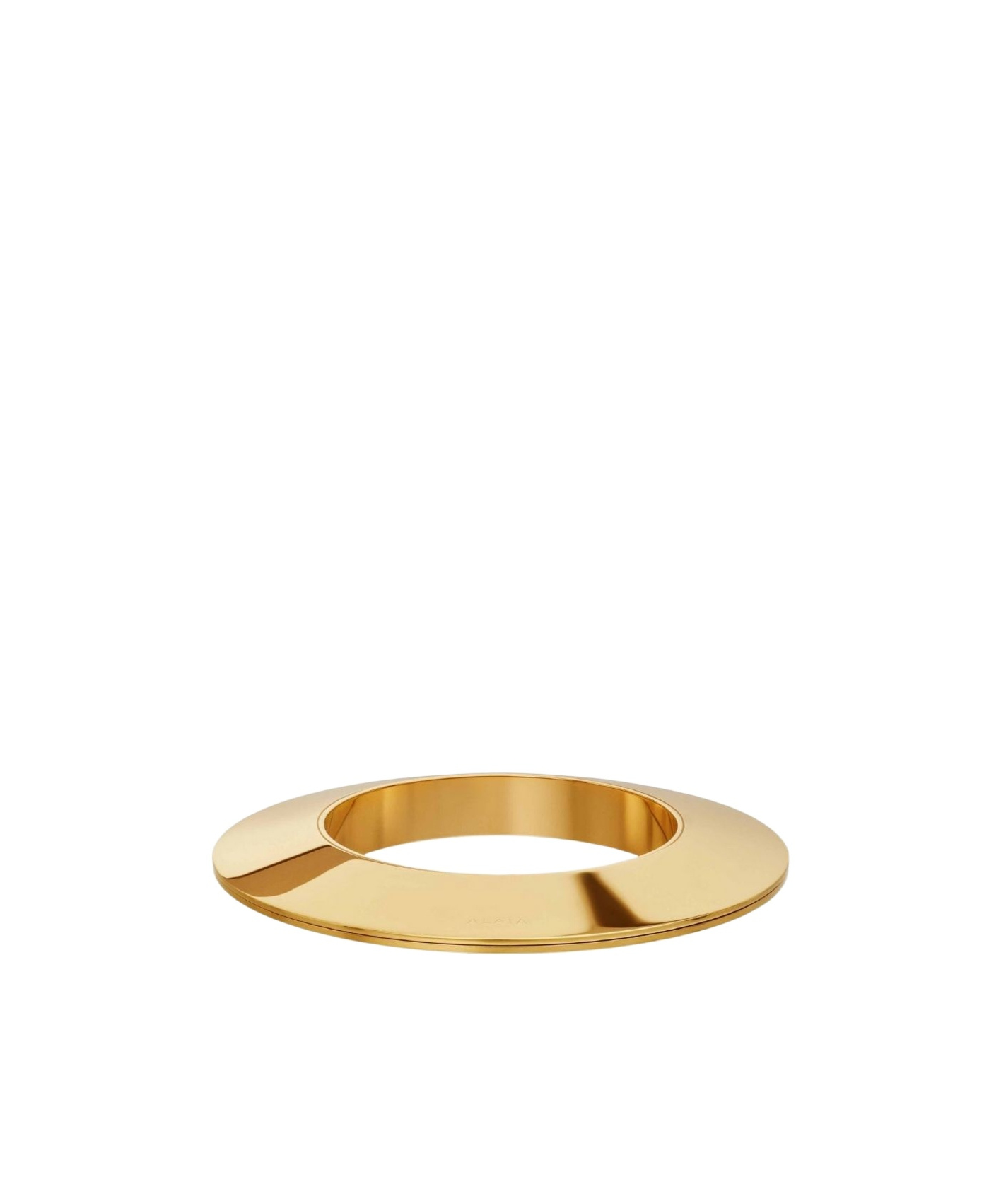 Alaïa Alaia Women Blade Bangle M Bracelet With Logo Detail In Gold