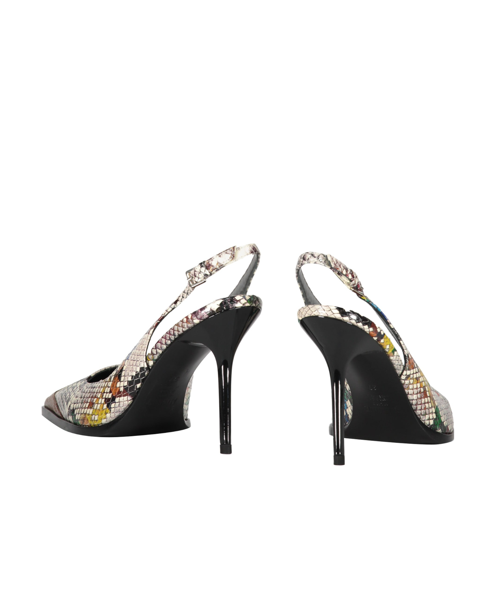 MISSONI PYTHON-PRINT SLINGBACK PUMPS 