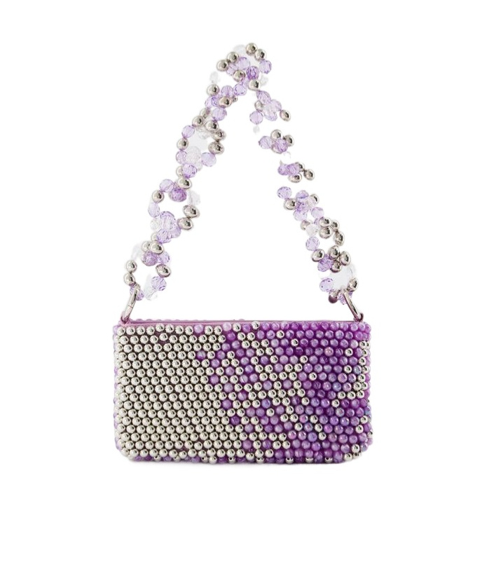 Germanier Zippered Shoulder Bag In Multicolor