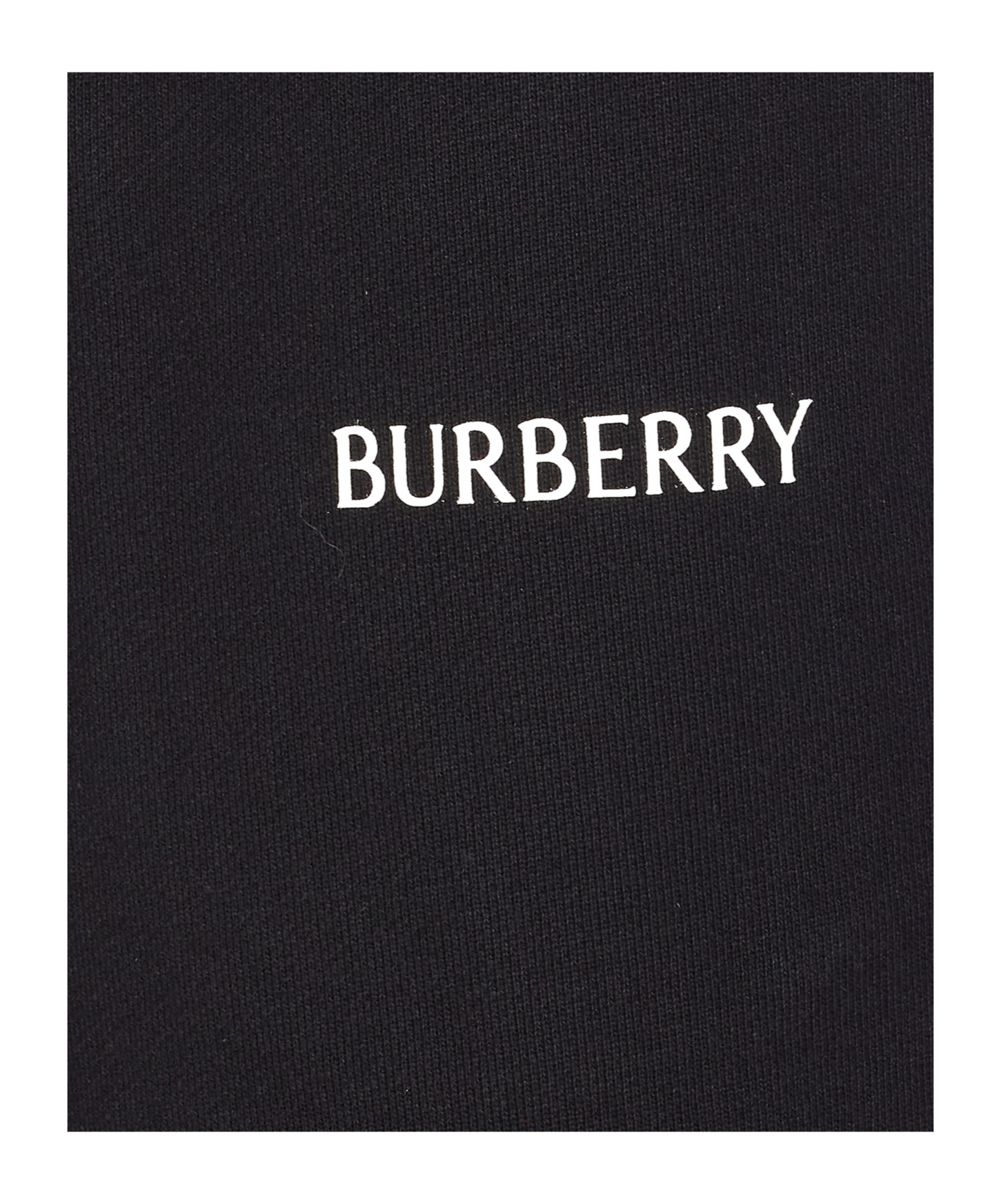 Burberry Logo Printed Drawstring Track Trousers In Black