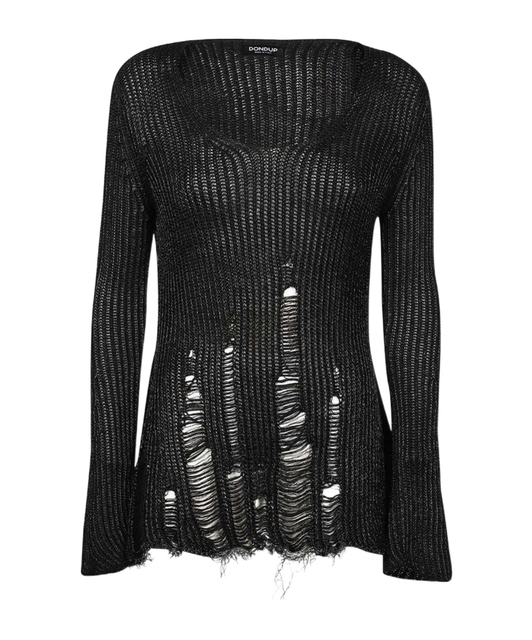 Dondup Knitted Sweatshirt In Black