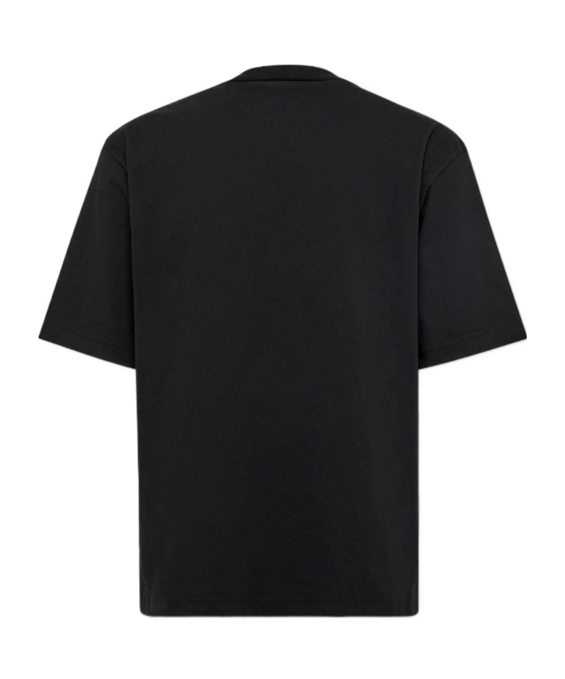 Dsquared2 Loose Fit Raised Print T-shirt In Black