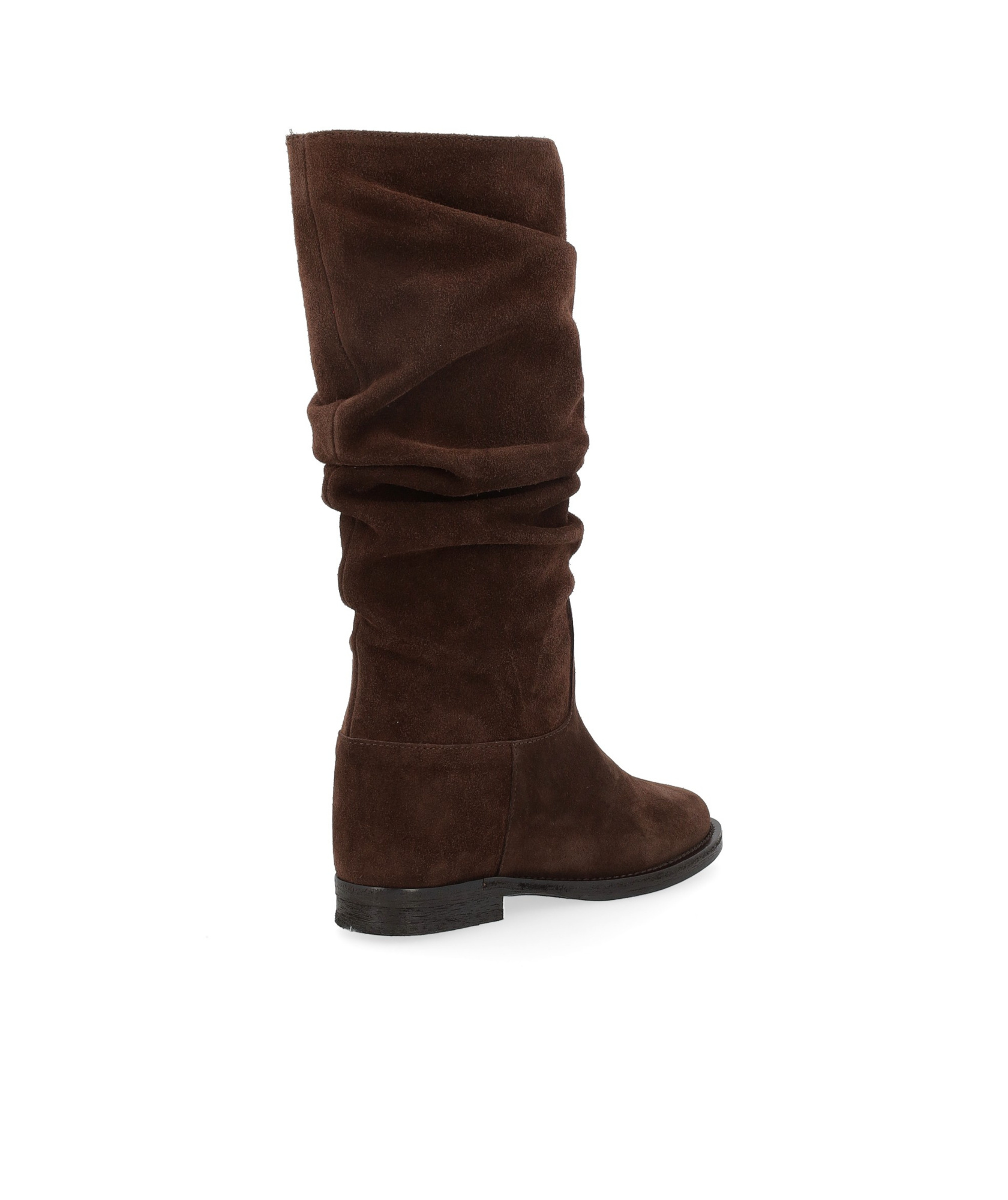 Shop Via Roma 15 Pleated Short Boots In Black