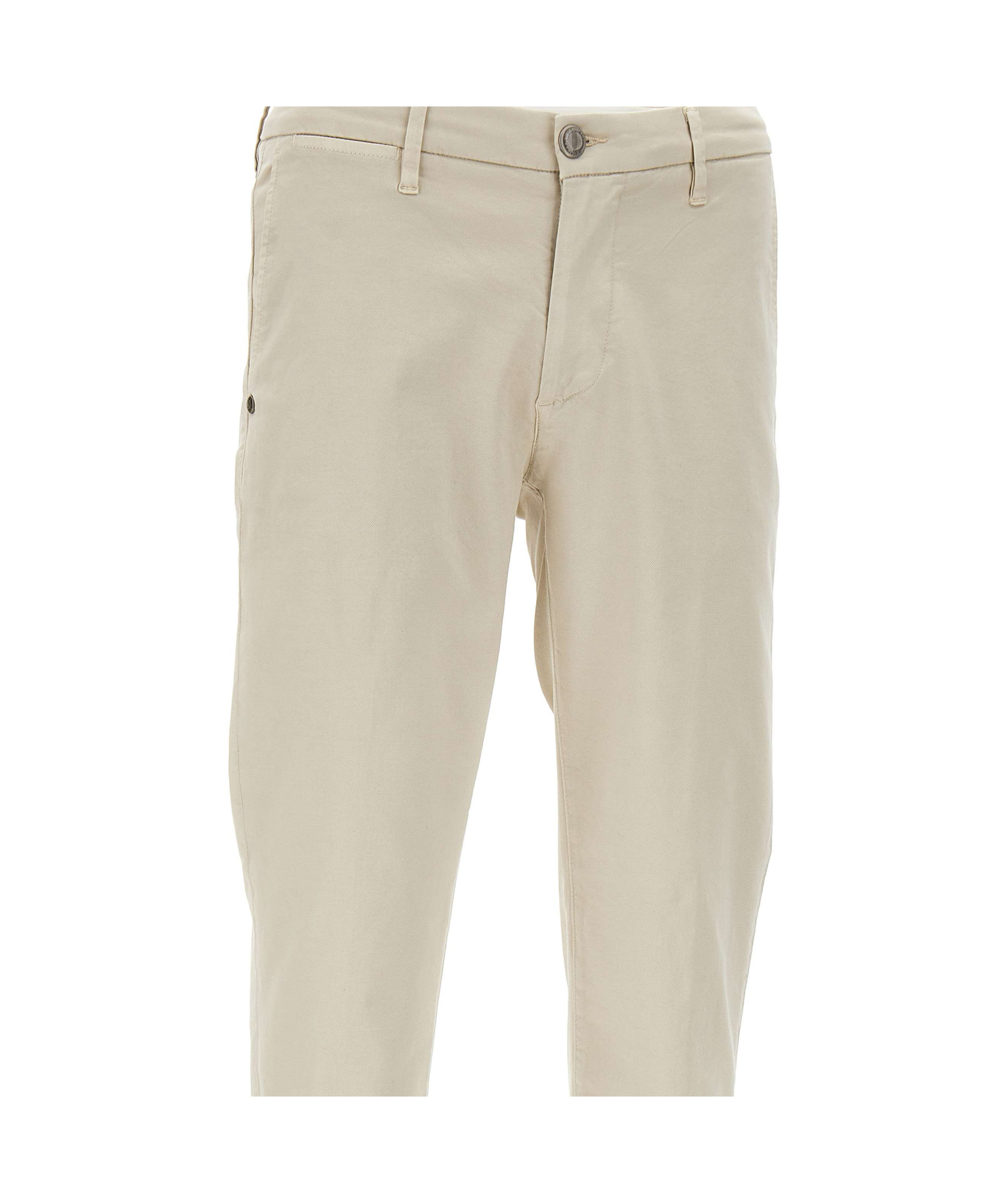Re-hash Belt-loop Casual Pants In Nude