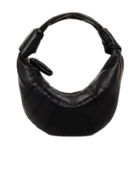 Lemaire Mini Fortune Croissant Tote Bag In Black