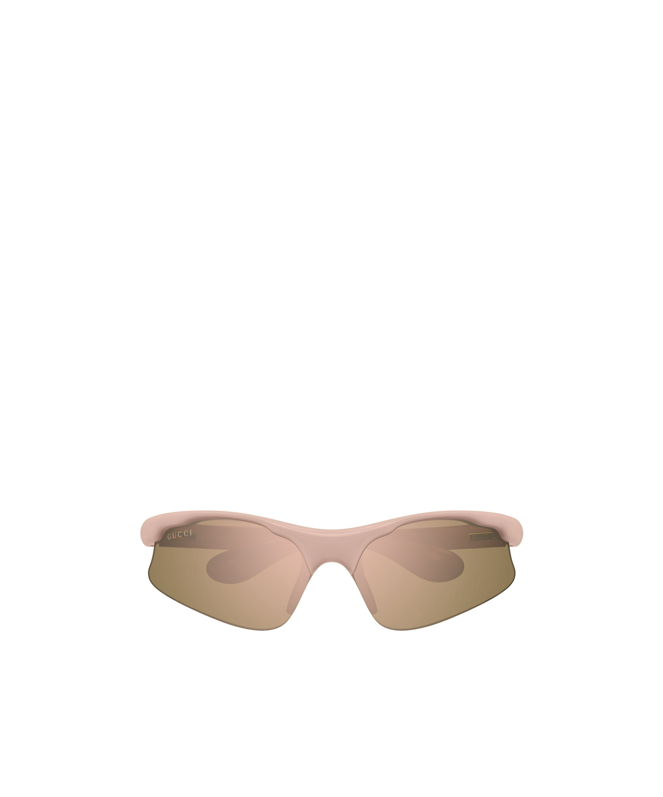Gucci Eyewear Mask-frame Sunglasses In Nude