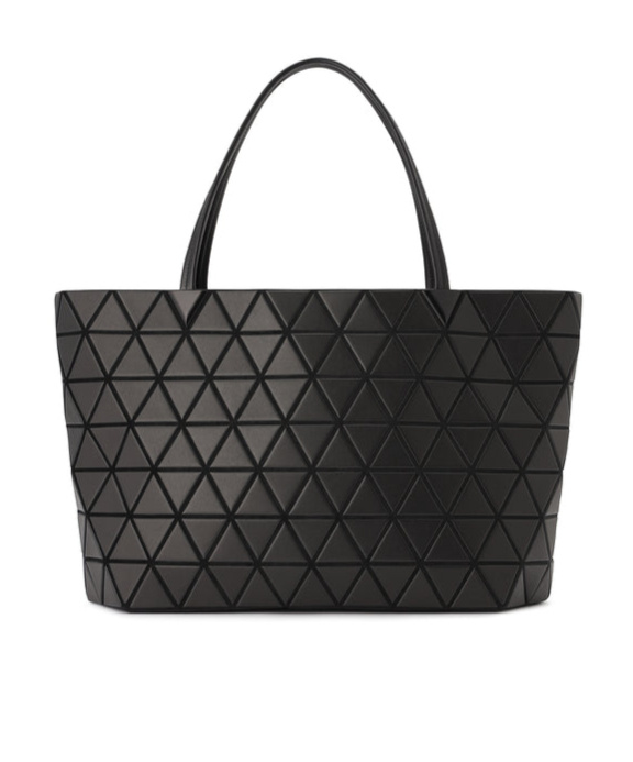 Bao Bao Issey Miyake Logo Handbag In Black