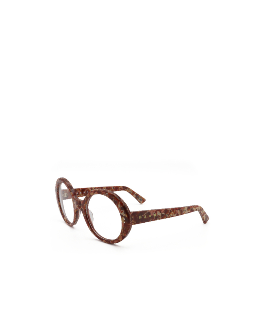 Marni Full-frame Plain Mirror In Brown
