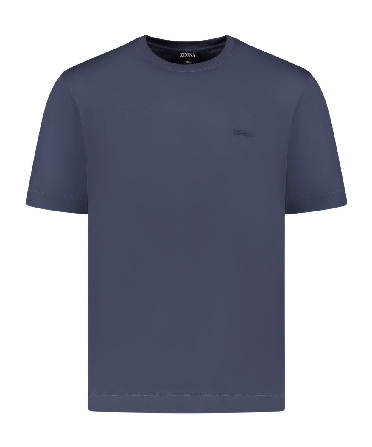 Zegna Cotton T-shirt In Blue