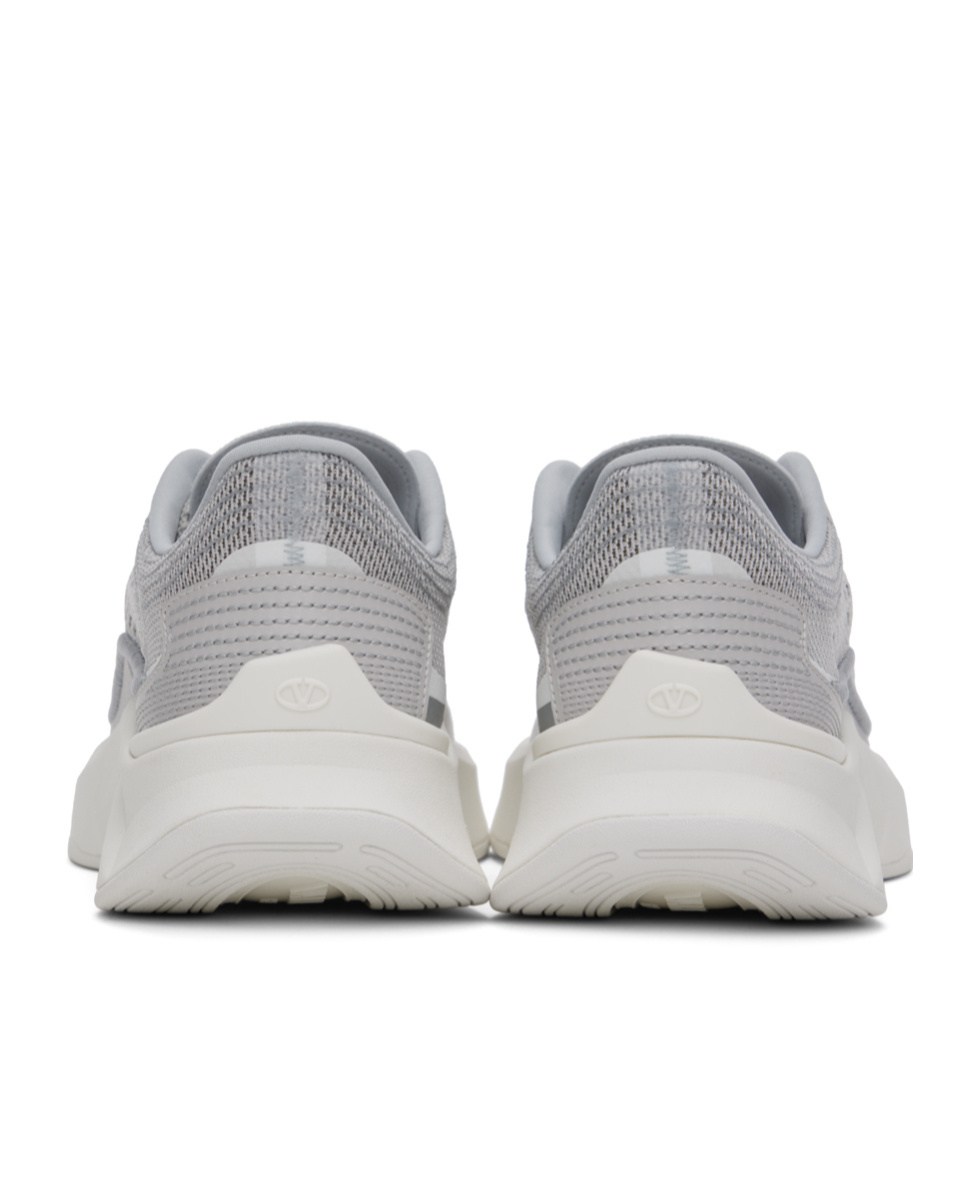 Valentino True Actress Mesh Sneakers In Gray