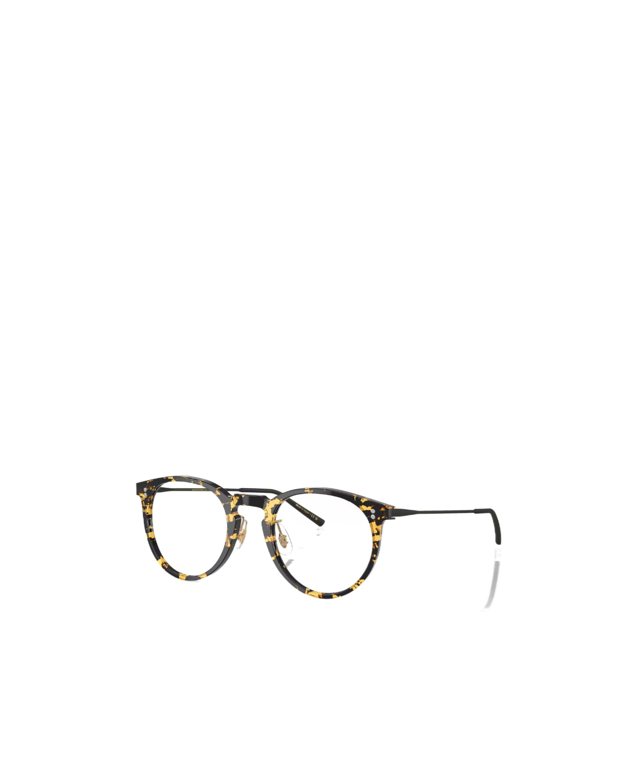 Oliver Peoples Tortoiseshell Round-frame Glasses In Brown