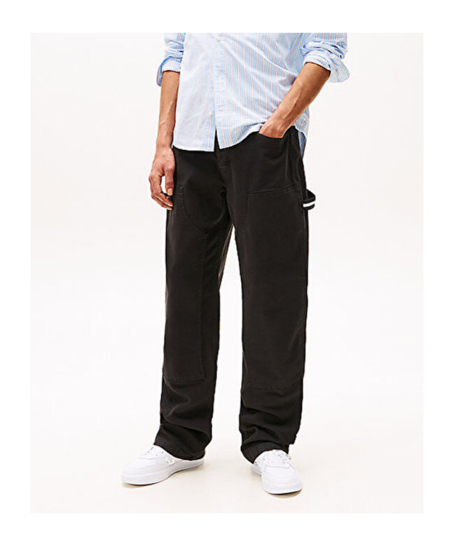Tommy Hilfiger Belt Loops Jeans In Black