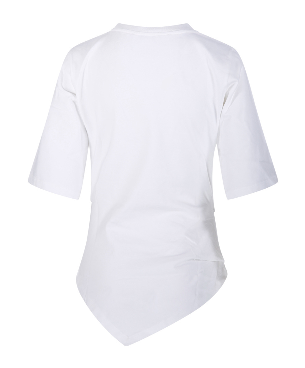 Rohe Re-invented Twisted T-shirt Optic White In White