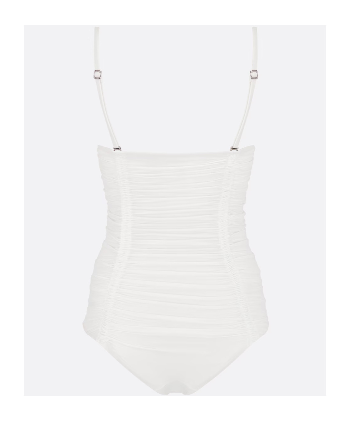 Dior Iviera One-piece Swimsuit In White