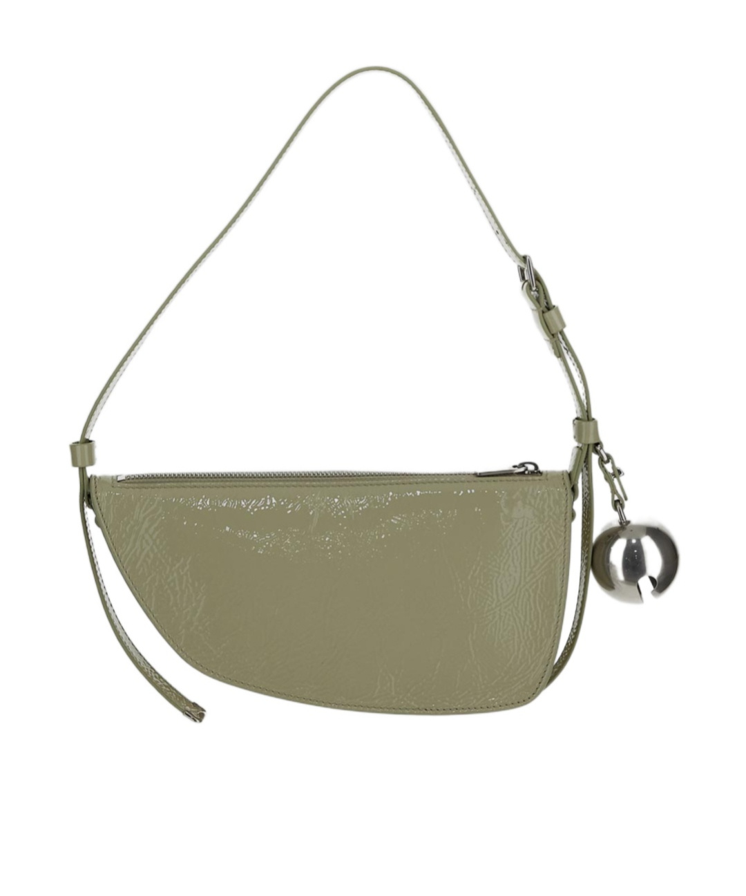 Burberry Mini Shield Shoulder Bag In Gray