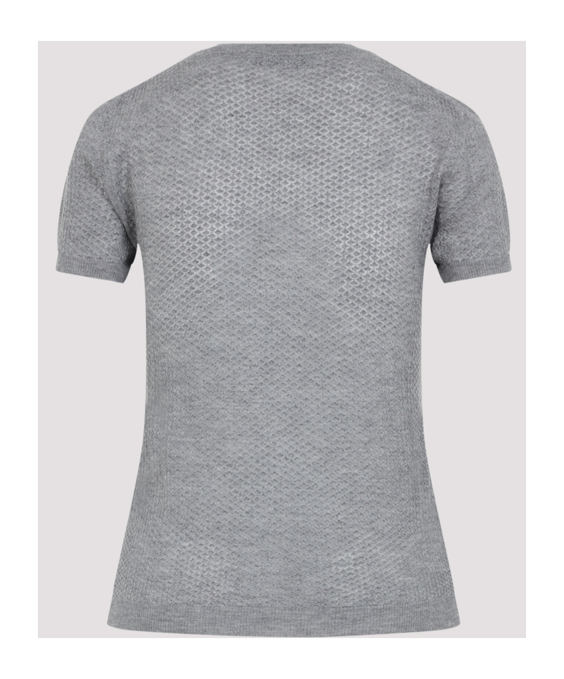 Miu Miu Textured Pattern Cashmere T-shirt