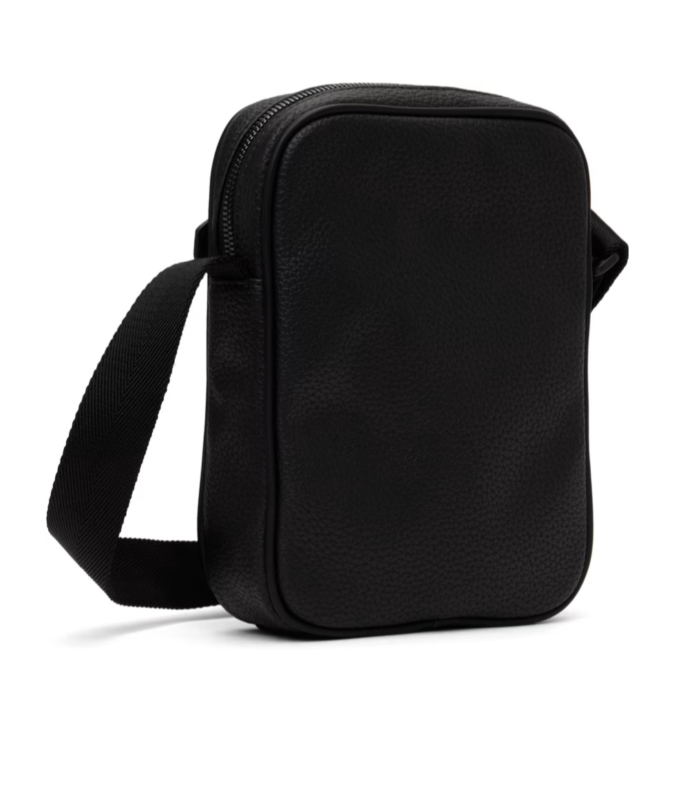 Hugo Boss Reporter Logo Crossbody Bag In Black
