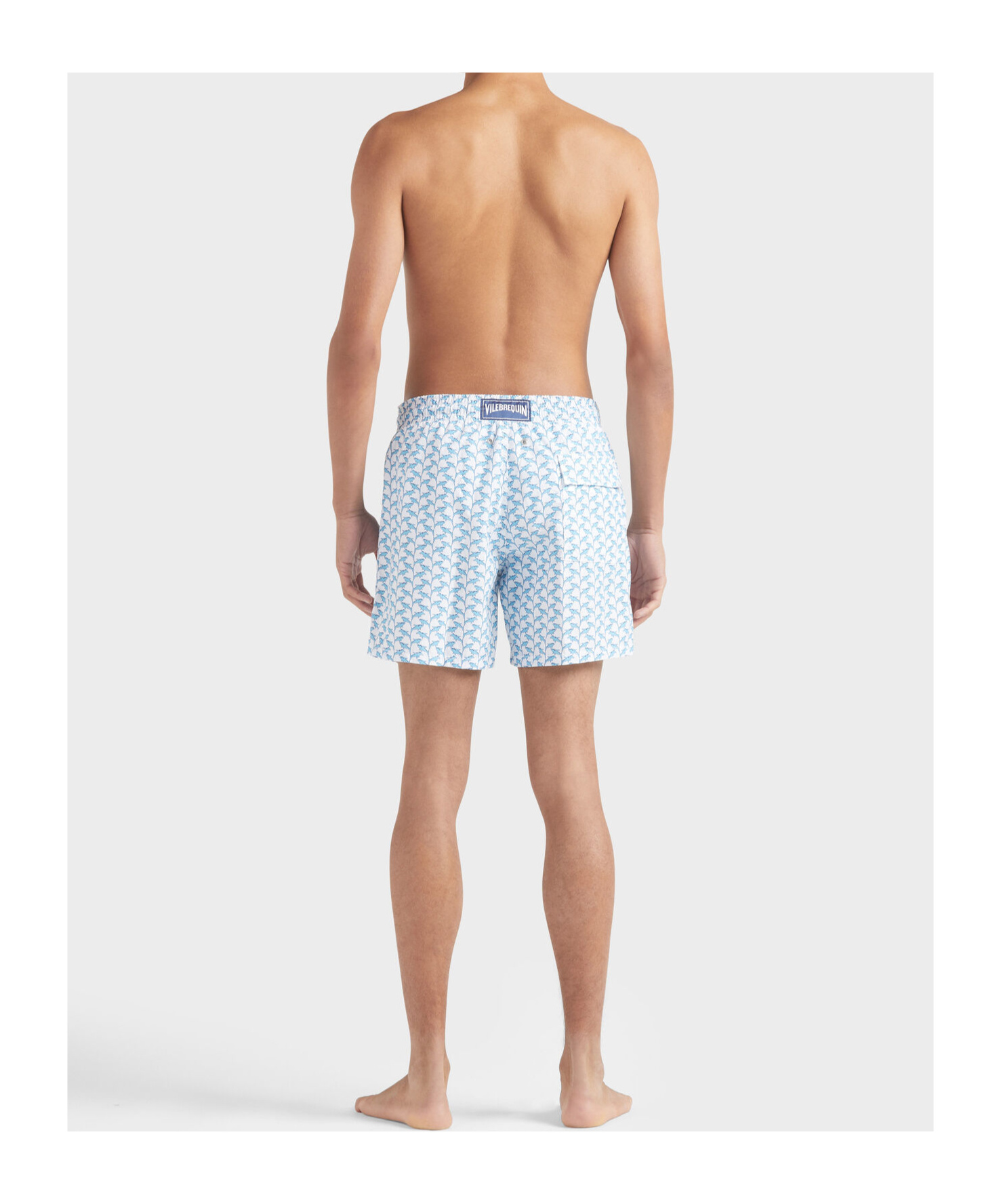 Vilebrequin Net Sharks Swim Shorts In Multi