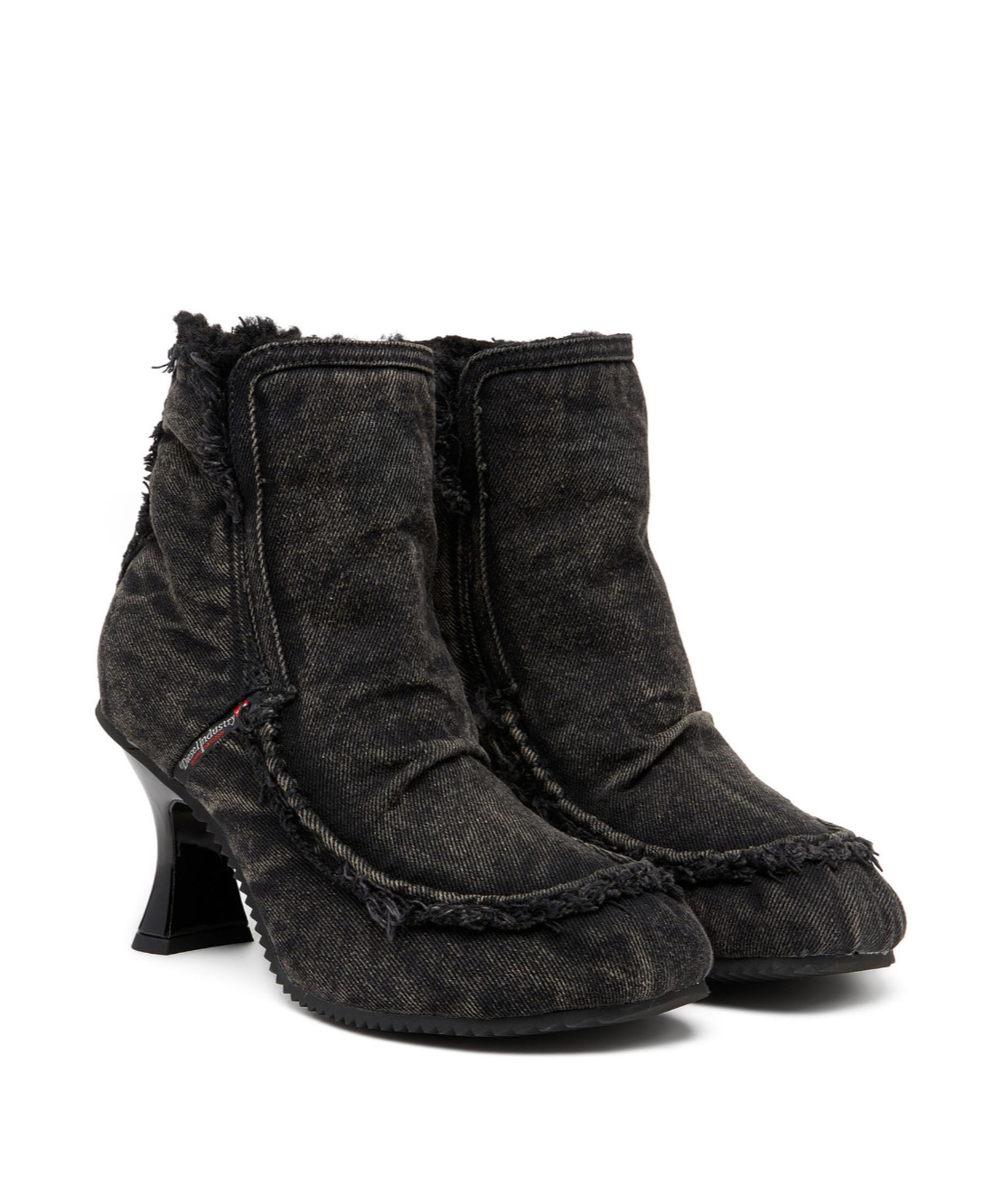 Diesel D-woodstock Heel Shoes In Black