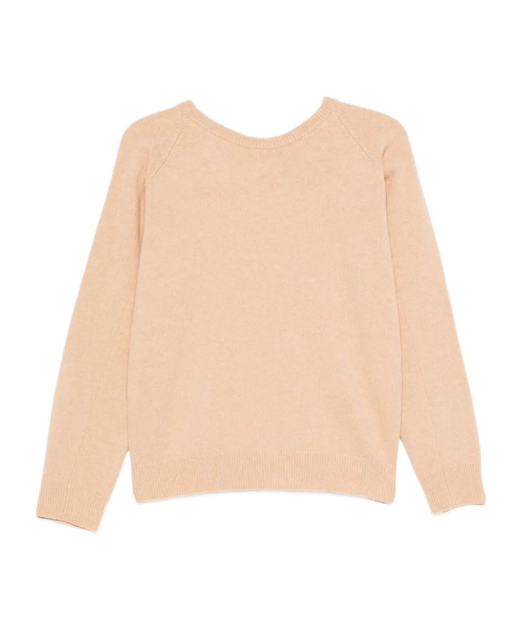 Maison Margiela V Back Neckline Wool Jumper Clothing In Nude