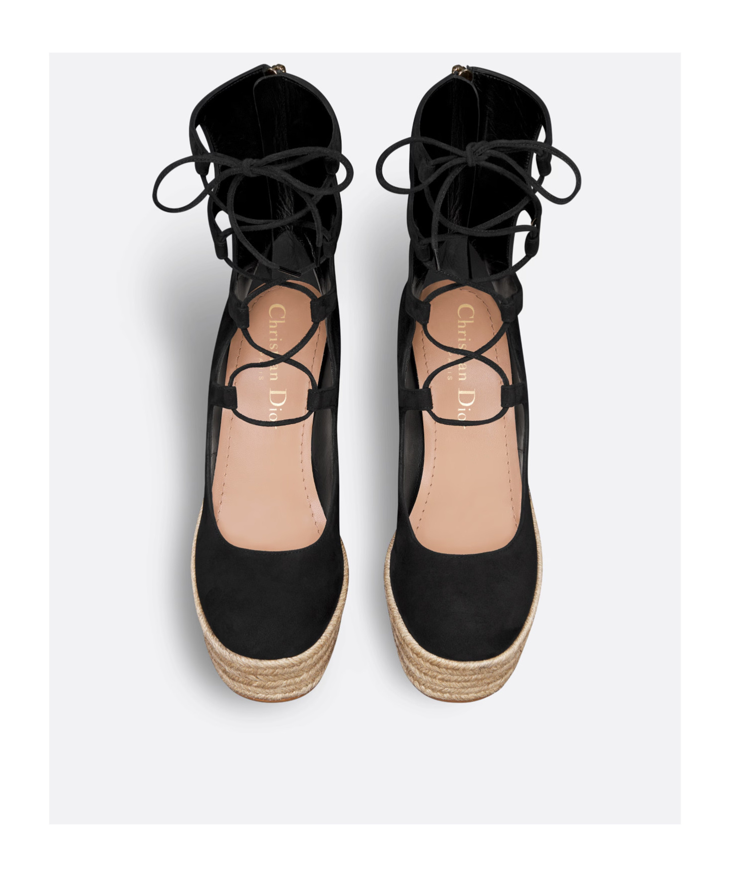Dior Iver Wedge Heel Short Boots In Black