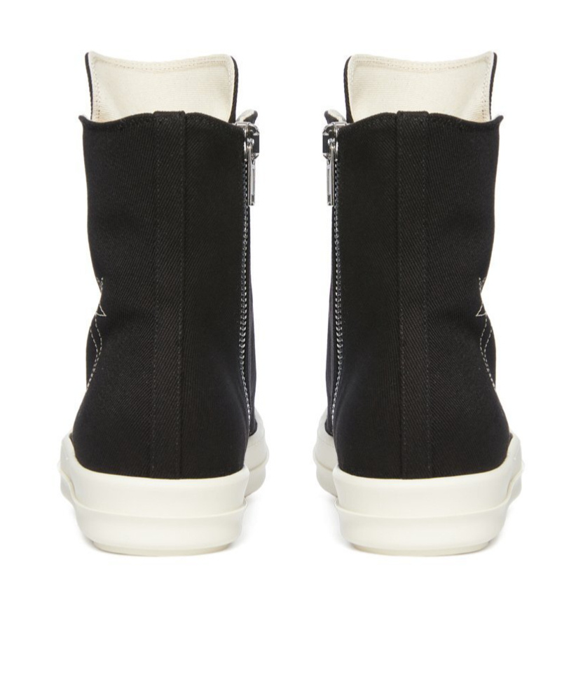 Shop Rick Owens Drkshdw High-top Lace-up Sneakers In Black