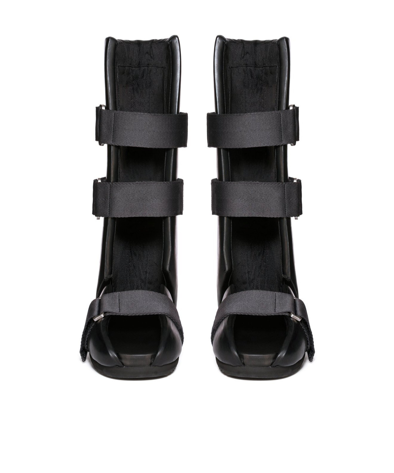 Rick Owens Black Splint Boots In Black