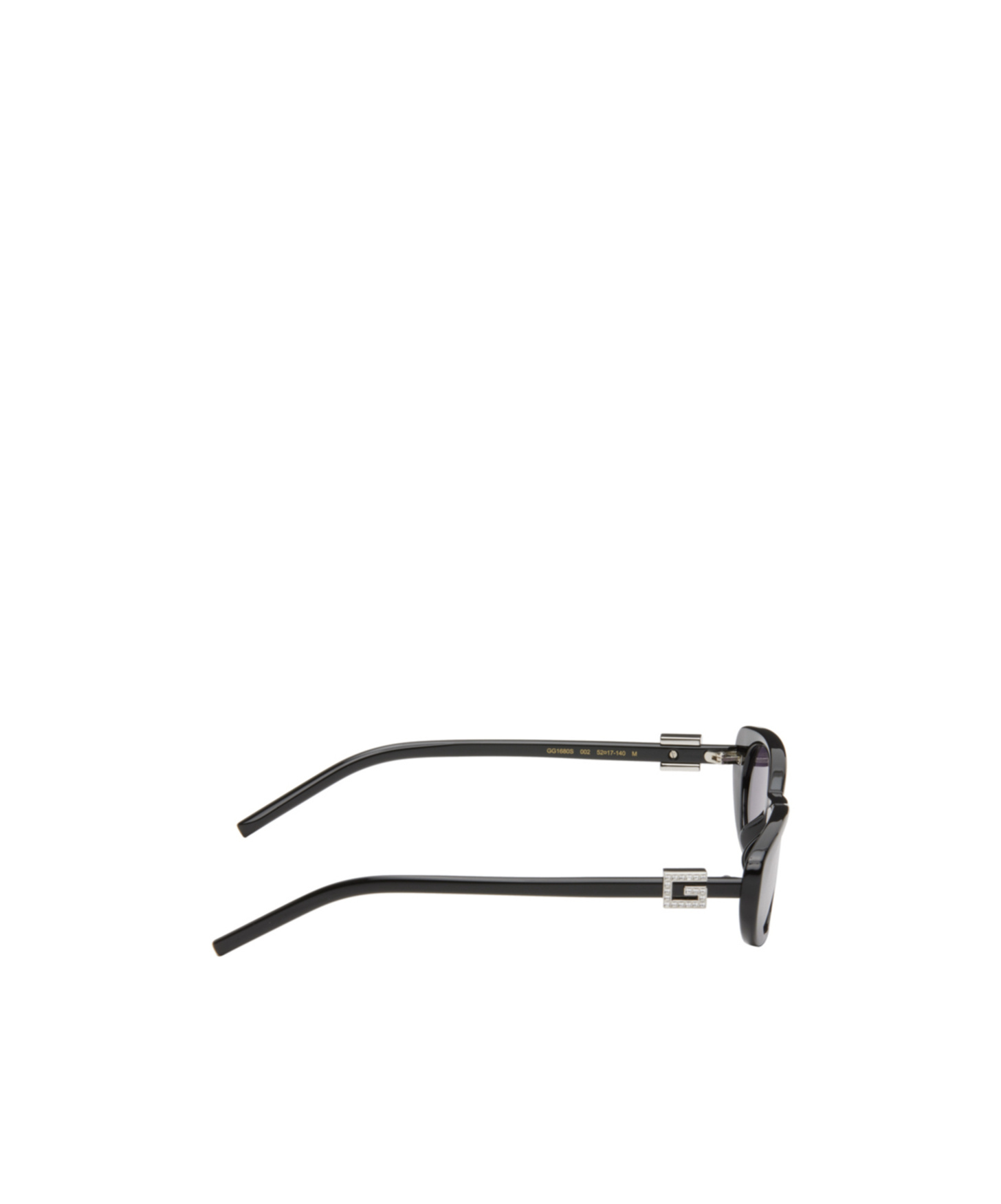 Gucci Oval-frame Sunglasses In Gray