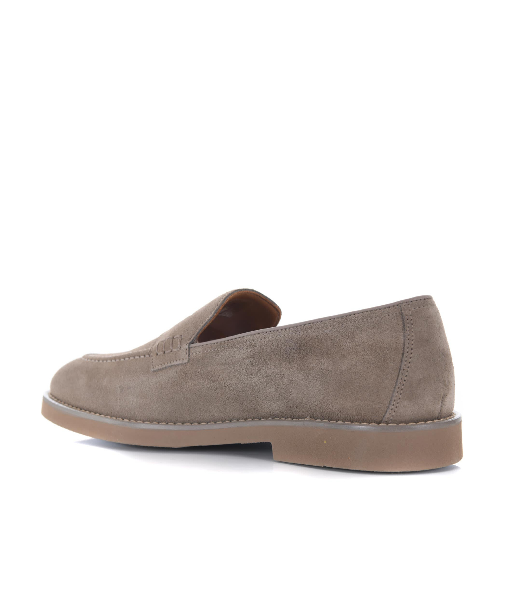 Doucal's Doucals Moccasins In Suede In Gray