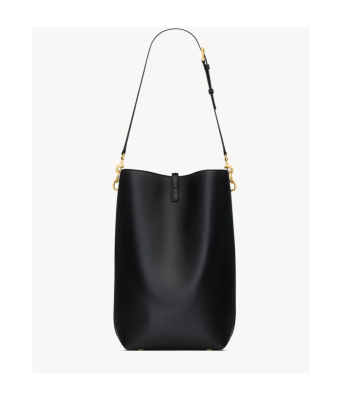 Saint Laurent Le 37 Long Bucket Bag In Black