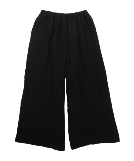 Shop Comme Des Garçons Elastic Waist Casual Pants In Black