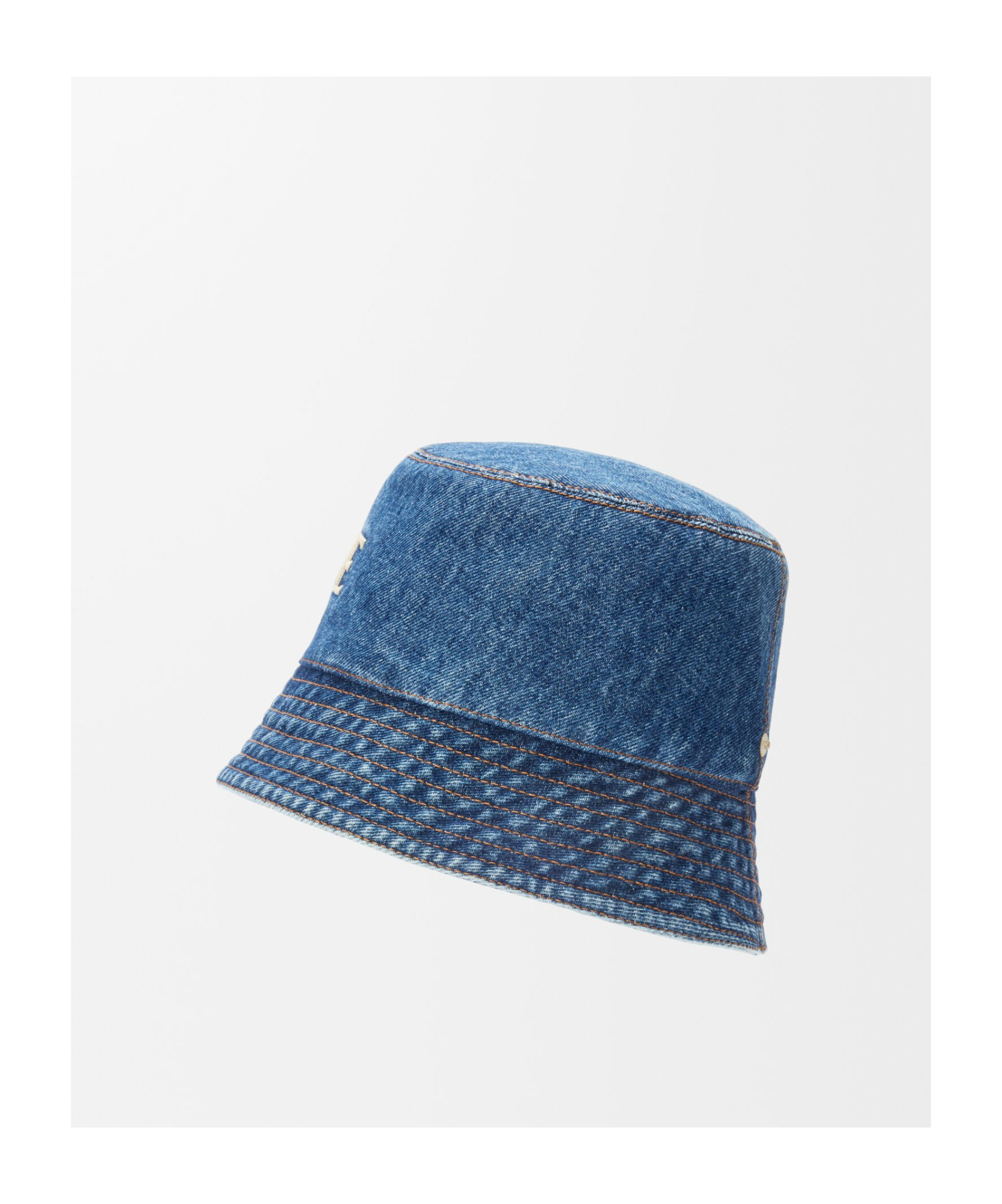 Loewe Quilted Bucket Hat In Blue