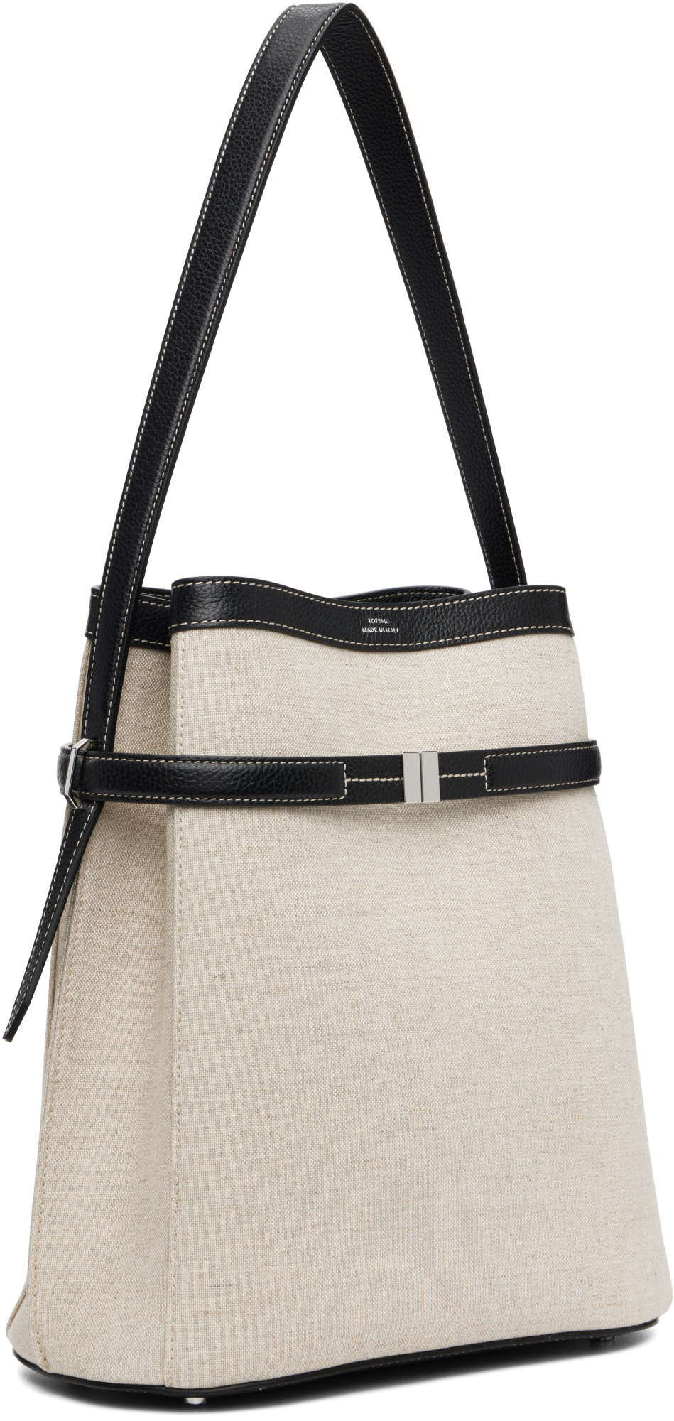 Totême Lettering Shoulder Bag In Brown